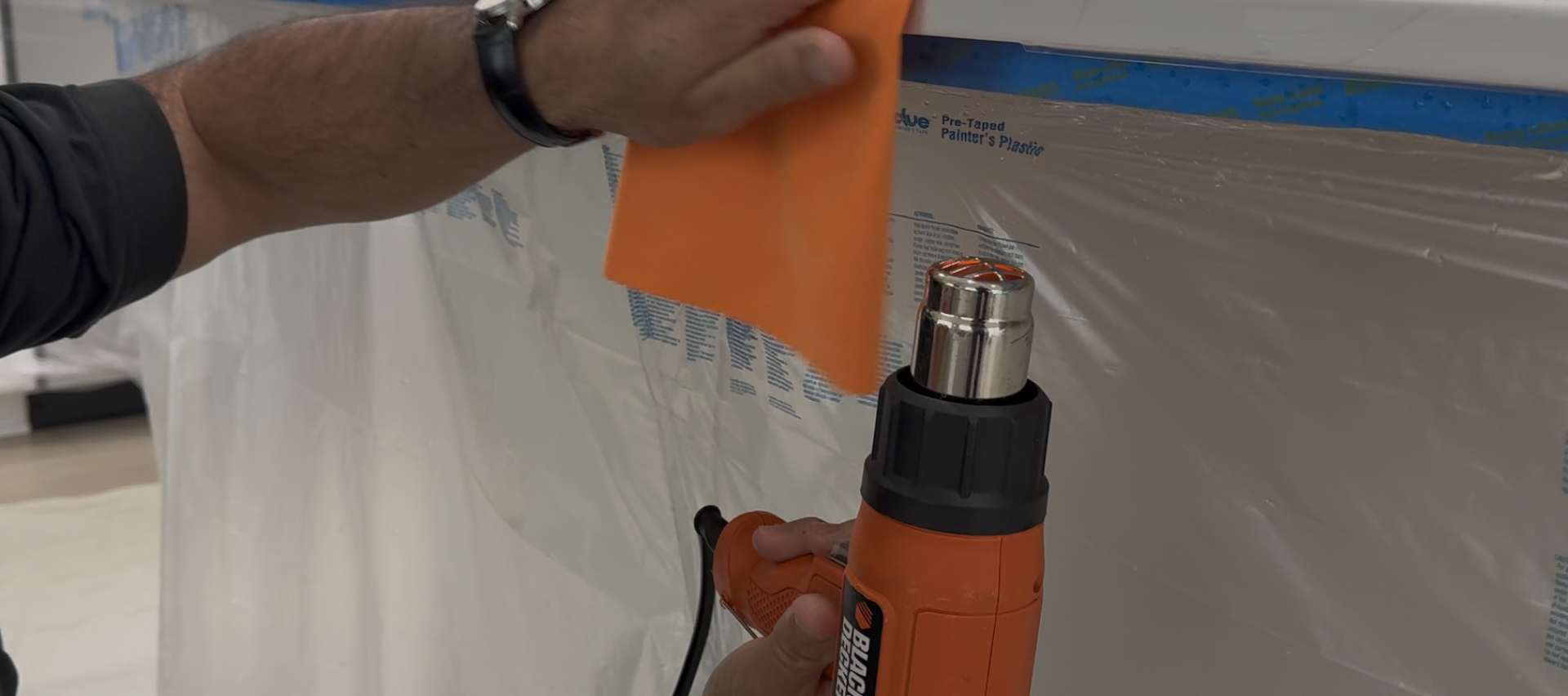 Counter Pros countertop protection installation